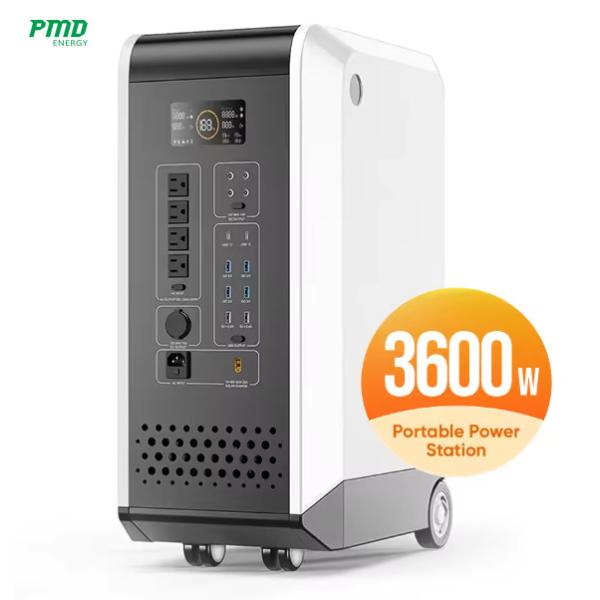 Quality 5000W 3000W 2000W 1000W Portable Solar Power LiFePO4 Battery Station 110V 120V 220V AC Output Home Generator wholesale