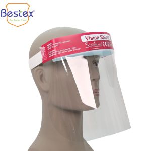 China Thick 0.2mm Disposable Face Shield on sale