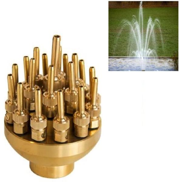 Quality Architectural 3D model Brass Adjustable Fountain Nozzles wholesale