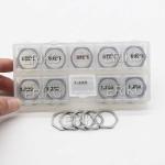 ERIKC B11 Common Rail Lift Adjusting Shim Injector Shims 50 Pieces Nozzle
