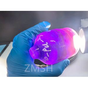 Violet Purple Sapphrie Raw Gemstone Synthetic Sapphire Gemstone Man-Made Colored