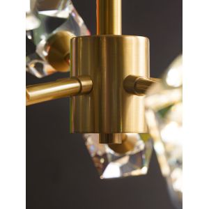 Modern Diamond Crystal Chandelier In Living Room minimalist chandelier(WH-CY-193