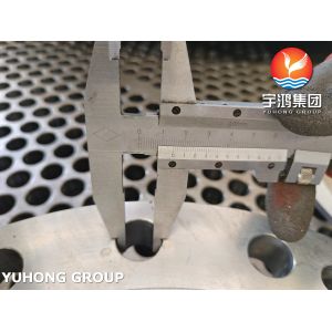 ASTM SA266 GR.2N Channel Cover Flange Tube Sheet For Heat Exchanger Parts