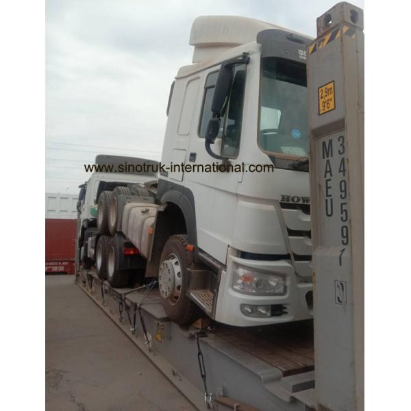 Long Cabin 70 Ton HOWO Tractor Truck For Construction Site