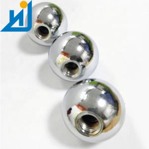 China Drilled Solid Steel Ball With M8 Thru Hole Threaded Metal Steel Balls 20MM 22MM 25MM on sale