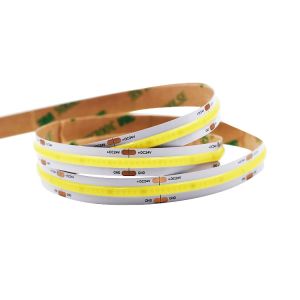16.4 Ft Cuttable 504LEDS/M Dotless COB LED Strip Light For Cabinet Bookcase