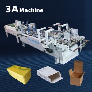 3ACQ-580D Automatic Folder Gluer with Strapping Machine Easy to Operate and Semi