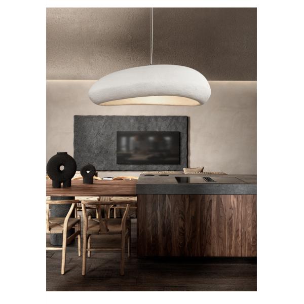 Nordic Wabi Sabi Restaurant LED Pendant Light Lustre Living Room Chandelier(WH-VP-174)
