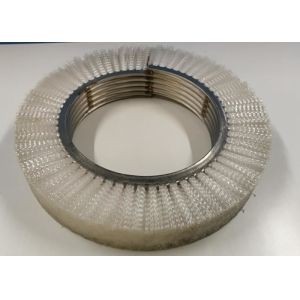 Cheap Coil Coating Lines Nylon Roller Brush Interlock Scrubber Brush 350 Mm OD for sale