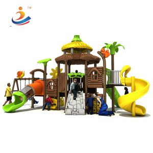 Cheap Forest Amusement Polyethylene Playground Equipment Slides ODM for sale