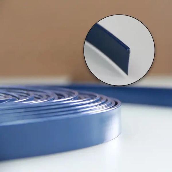 Quality Blue 40 Meter Channelume Letters Aluminium ABS Plastic Trim Cap wholesale