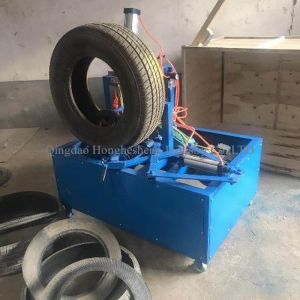 120cm Semi Automatic Tire Ring Cutter Scrap Tire Bead Ring Cutting Machine