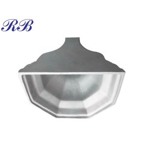 ZL101A Material Cast Aluminum Gutters Customzied Ogee Hopper Head