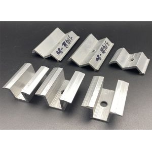 Aluminum MPPT Solar Mounting System SUS304 Mid Clamp And End Clamp