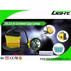 Cheap Sole Design 25000 Lux Cree LED Miners Light Impact Resistant With Cable Toughened Glass for sale
