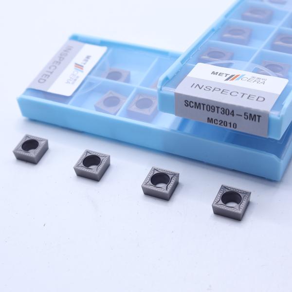 SCMT09 Positive CNC Turning Inserts with 5MT Semi-Finish Chipbreakers, Cermet