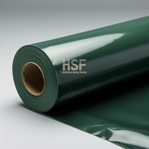 60 μm opaque green PE release film, silicone UV cured, for protective and