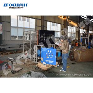 1 Ton Cube Ice Machine For Cold Drinks Edible Ice Customized