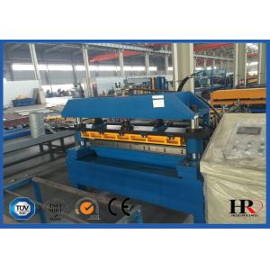 Pre-cutting Sheet Metal Cold Roll Forming Machine With Gear / Sprocket Driving