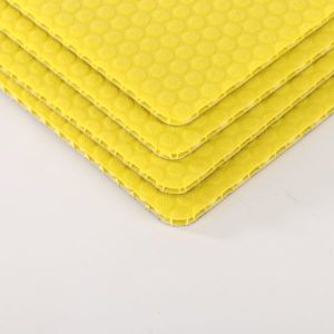 Cheap Yellow Customized Plastic Honeycomb Sheet Recycled Polypropylene Honeycomb Panel 1500mm for sale