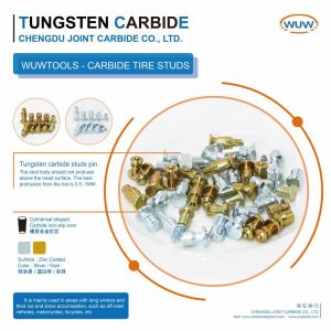Customized Tungsten Carbide Tire Studs with 5.7-15 MM Length and 6.5-12 MM