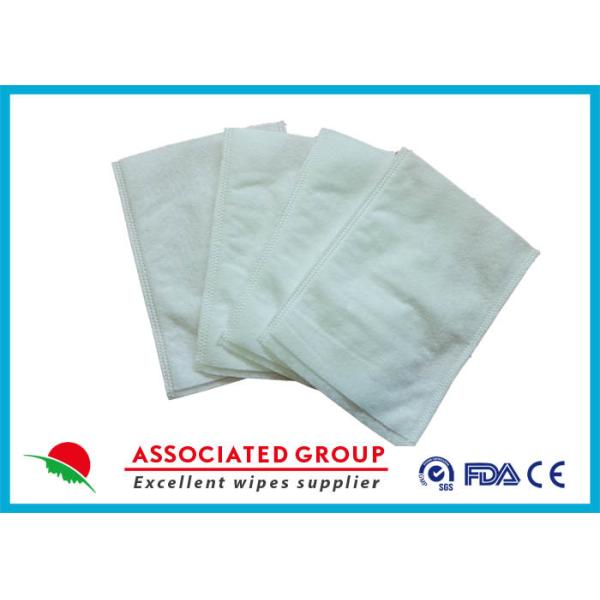 Quality 22*15cm Ultrasonic Square Wet Washing Glove / Rinse Free Bath Wipes 100000 Packs Per Day wholesale