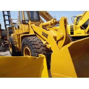 Front Wheel Used CAT Loaders 950E New Paint CAT 3304 Engine 160HP 7L Displacemen