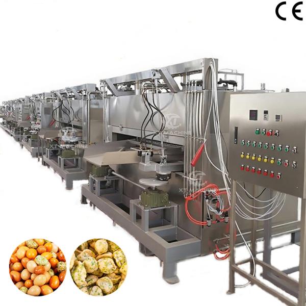 Quality Full Automatic 100kg/h Nut Roasting Machine with Flat Tray Design and Food Grade 304 Stainless Steel for Energy Saving Nut Processing wholesale