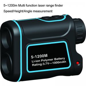 Cheap 1200m Multi function Golf Rangefinder with multi function of measuring the range, speed, height, angle for sale