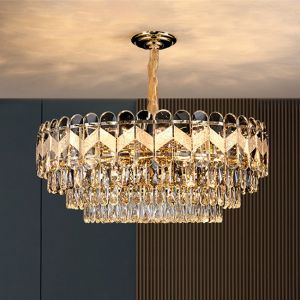 Decorative Fancy Dining Modern Led Crystal Chandelier Height 32cm