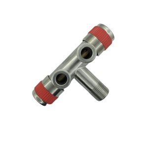 SS304 Double Heads Control Angle Valve Angle Supply Valve