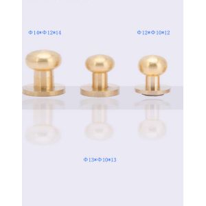 Leather Craft 10mm Head Screwback Button Stud