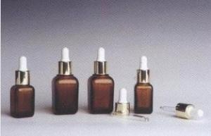 1 - 50ml Capacity Amber Tubular Medical Pharmaceutical Glass Bottle With Droppers AM-ATMGB