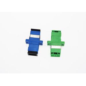 Low Insertion Loss Fiber SC Connector , Multimode OM3 Simplex Fiber Optic