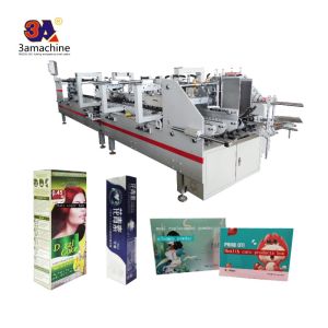 PLC Controlled 3A Carton Folder Pasting Gluing Machine for Automatic Box