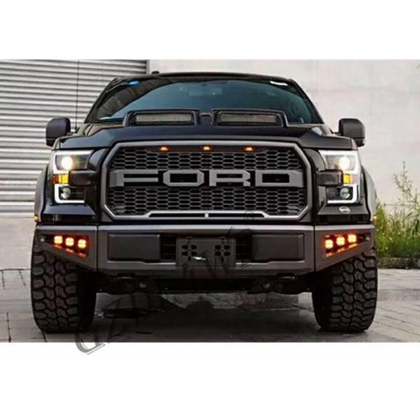 Quality ABS Ford F150 Raptor Style 15-17 Car Front Grille With LED Lights wholesale