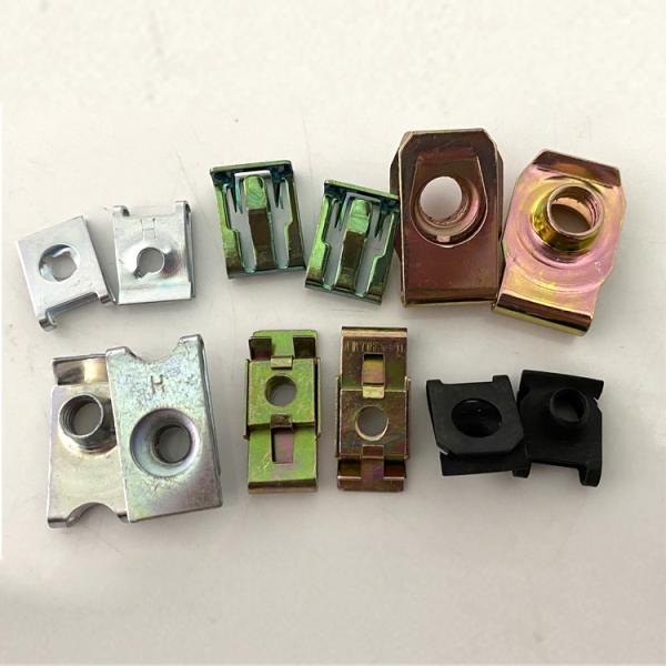 DIN34818 M6 Spring Slice Nuts Speed U Clip Spring Nut Sheet Spring Nuts With