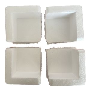EPS (expanded polystyrene) foam corner protectors are customized to protect