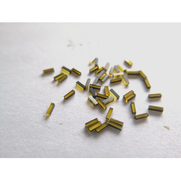 Quality 3x 0.8 X 0.8mm Yellow CVD HPHT Diamond Sticks For Vinyl Record Disc Cutter Needle wholesale