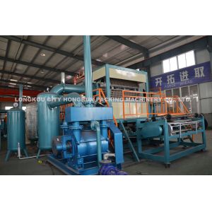 Roller type paper egg tray machine , Egg carton box making machine