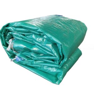 UV Protected PE Tarpaulin Poly Tarp with Reinforced Plastic Fabric Sheet Stripe