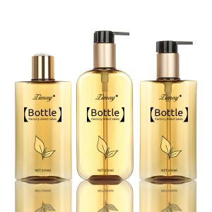 16 Oz Lotion Bottle PETG Material Airless Odorless Refillable Lotion Bottle