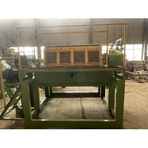 4 Sides Rotary Paper Egg Tray Machine PLC Control and Plastic Mould Material for