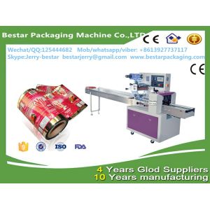 Custom made automatic laminated ice cream packaging with bestar pillow packaging