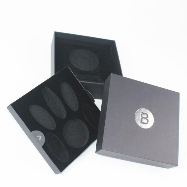 Quality Customize Rigid Cardboard Custom Black Boxes With Foam Insert wholesale