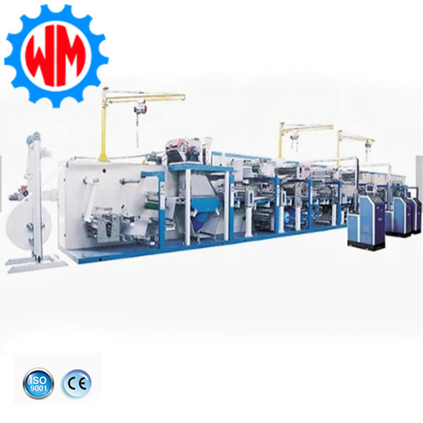 Full Automatic Big Ring Waist Baby Diaper Making Machine with Packaging System