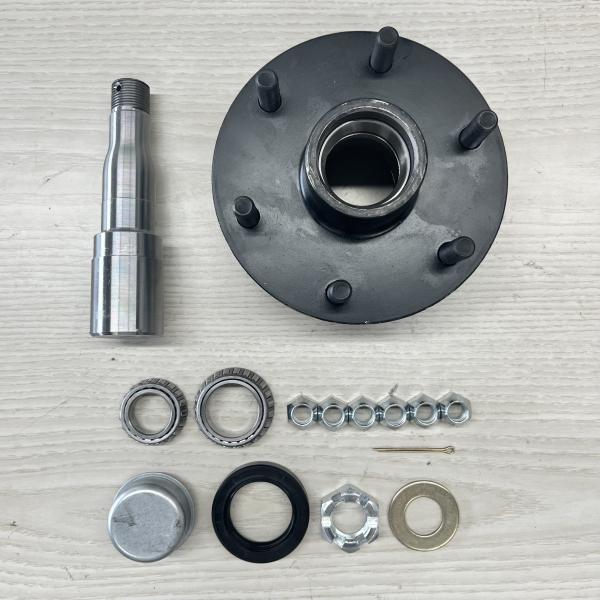 6 On 5.5" Bolt Pattern 3500LBS Capacity Idler Hub With Spindle