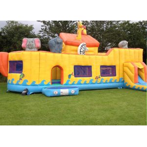 Noah ' S Arc Activity Animal Commercial Inflatable Toddler Playground Amazing And Huge