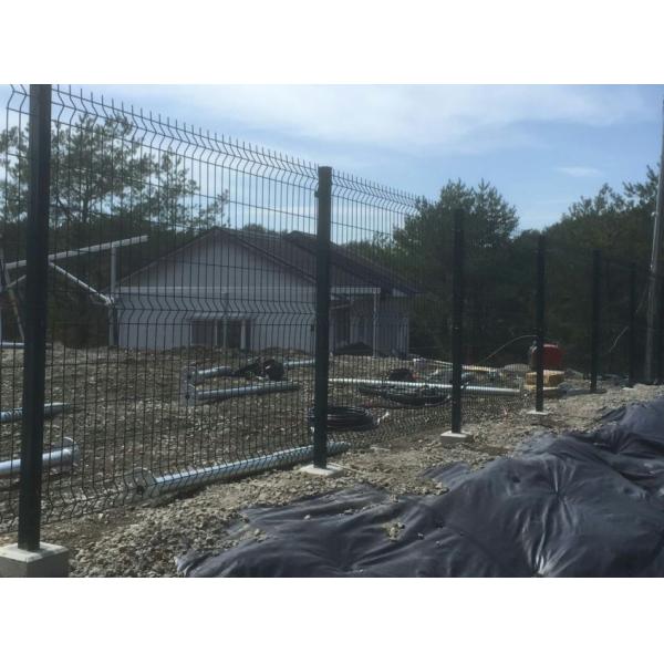 cheap welded wire mesh curved fence / high security fence panels / garden fence wire fencing