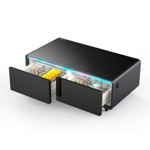 Modern Mini Fridge Tea Table with Music Player and Temperature Range of 3 8 C/6-